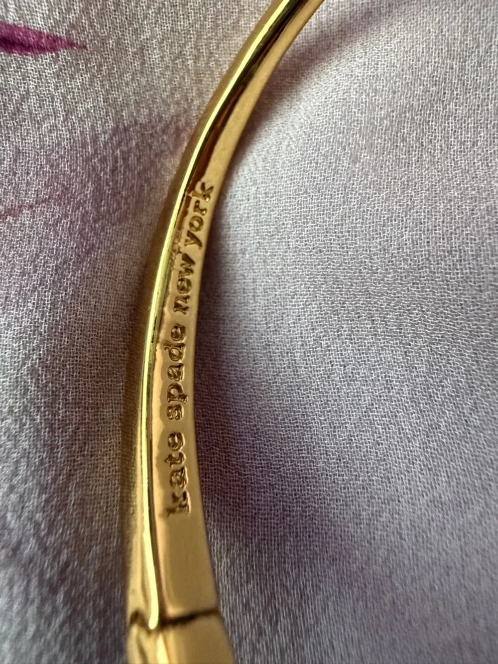 Kate Spade House Cat Hinged Cuff Bracelet - Picture 5 of 8